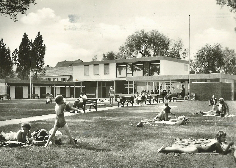 Das neue Strandbad Immenstaad um 1970