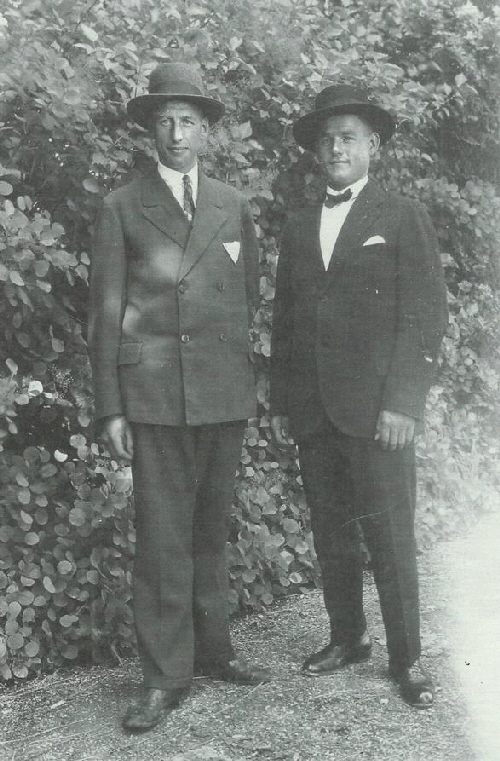 Heinrich Hiestand und Eugen Widmaier um 1930 klein