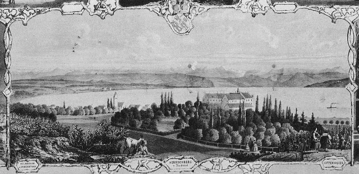Hersberg von Nordwest um 1865