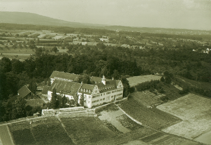 Luftaufnahme Hersberg um 1959