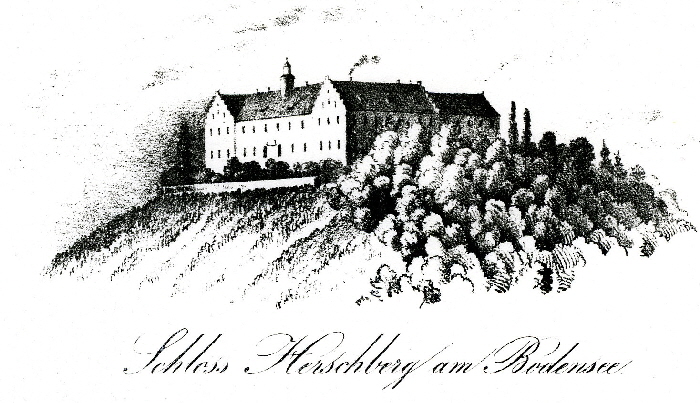 Stich Hersberg um 1840